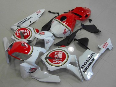 2005-2006 White Red Lucky Strike Honda CBR600RR Motorcycle Fairings Canada