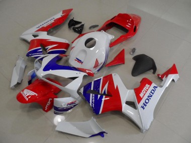 2005-2006 White Red Blue Motul HRC Honda CBR600RR Motorcycle Fairings Canada