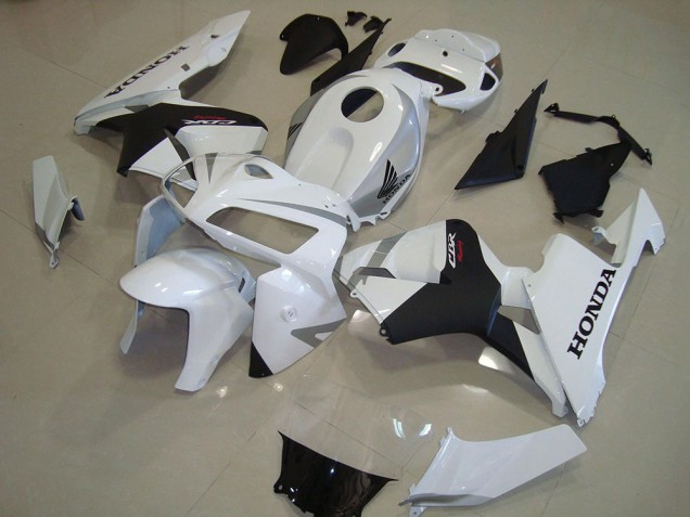 2005-2006 Pearl White Matte Black Honda CBR600RR Motorcycle Fairings Canada