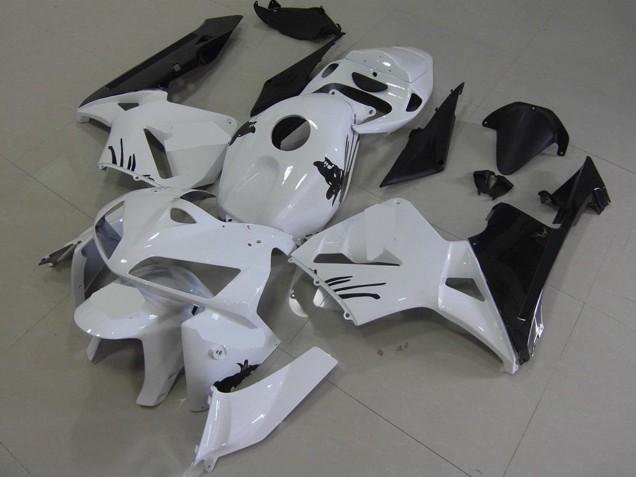 2005-2006 White Black Honda CBR600RR Motorcycle Fairing Kits Canada
