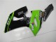2005-2006 Green Glossy Black Elf Kawasaki ZX6R Motorcycle Fairings Canada
