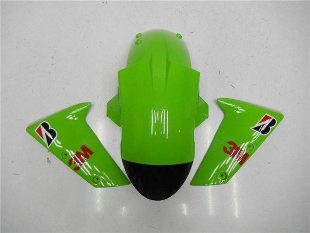 2005-2006 Green Glossy Black Elf Kawasaki ZX6R Motorcycle Fairings Canada