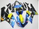 2005-2006 Blue Yellow Black Shark Kawasaki ZX6R Motorcycle Fairings Canada