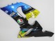 2005-2006 Blue Yellow Black Shark Kawasaki ZX6R Motorcycle Fairings Canada