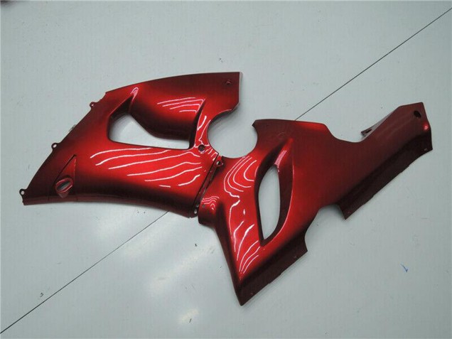 2005-2006 Candy Red Kawasaki ZX6R Motorcycle Fairings Canada