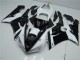 2005-2006 White Glossy Black Kawasaki ZX6R Motorcycle Fairings Canada