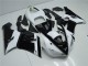 2005-2006 White Glossy Black Kawasaki ZX6R Motorcycle Fairings Canada