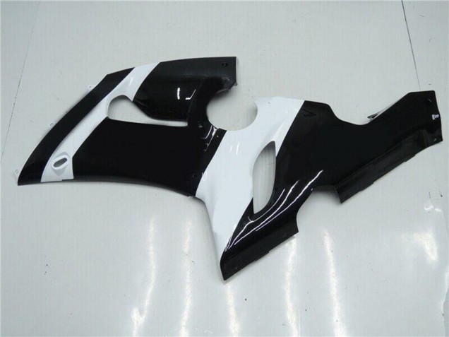 2005-2006 White Glossy Black Kawasaki ZX6R Motorcycle Fairings Canada