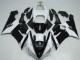 2005-2006 White Glossy Black Kawasaki ZX6R Motorcycle Fairings Canada
