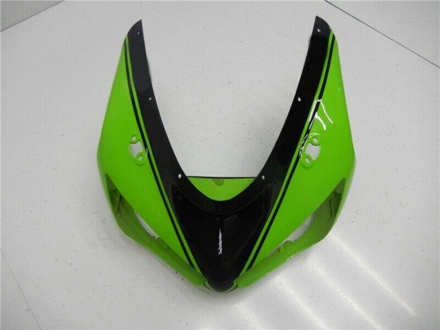 2005-2006 Green Glossy Black Kawasaki ZX6R Motorcycle Fairing Canada