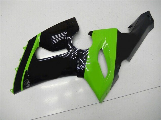 2005-2006 Green Glossy Black Kawasaki ZX6R Motorcycle Fairing Canada