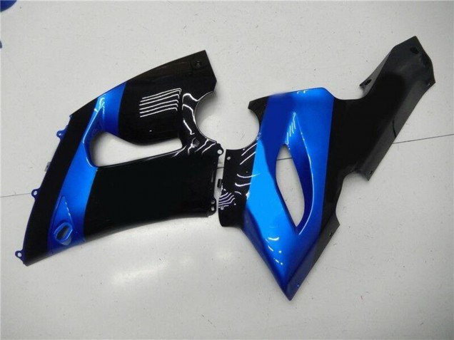 2005-2006 Blue Glossy Black Kawasaki ZX6R Motorcycle Fairing Kits Canada