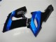 2005-2006 Blue Glossy Black Kawasaki ZX6R Motorcycle Fairing Kits Canada