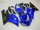 2005-2006 Blue Matte Black Kawasaki ZX6R Motorcycle Fairings Canada