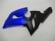 2005-2006 Blue Matte Black Kawasaki ZX6R Motorcycle Fairings Canada