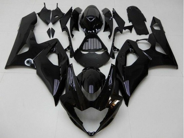 2005-2006 Glossy Black Suzuki GSXR 1000 Motorcycle Fairing Kits Canada