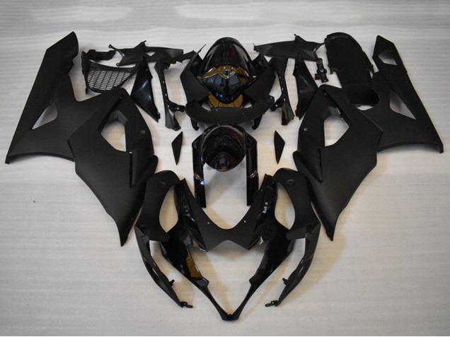 2005-2006 Glossy Black Matte Black Suzuki GSXR 1000 Motorcycle Fairings Kits Canada