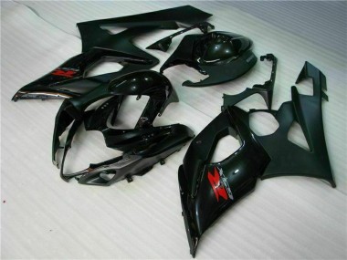 2005-2006 Glossy Black Matte Black Red Suzuki GSXR 1000 Motorcycle Fairing Canada