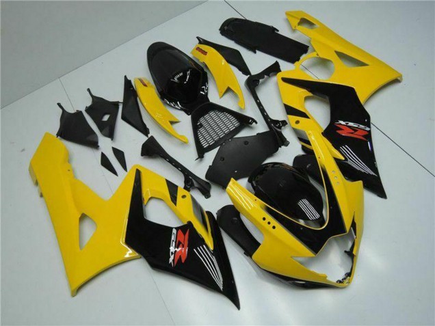 2005-2006 Yellow Glossy Black Red Suzuki GSXR 1000 Motorcycle Fairings Canada