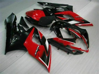 2005-2006 Red Glossy Black Matte Black Suzuki GSXR 1000 Motorcycle Fairings Canada