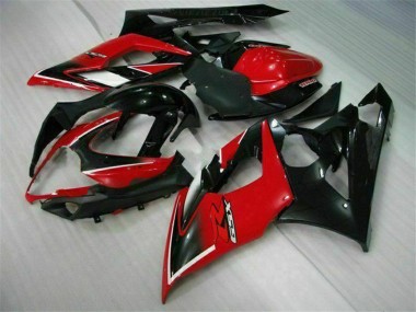 2005-2006 Red Glossy Black Matte Black Suzuki GSXR 1000 Motorcycle Fairings Canada