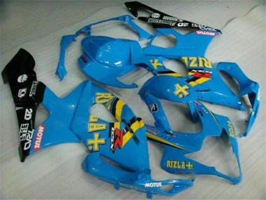 2005-2006 Blue Gold Black Rizla Suzuki GSXR 1000 Motorcycle Fairings Canada