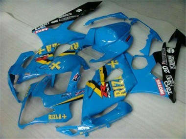 2005-2006 Blue Gold Black Rizla Suzuki GSXR 1000 Motorcycle Fairings Canada