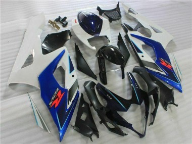 2005-2006 White Blue Glossy Black Suzuki GSXR 1000 Motorcycle Fairing Kits Canada