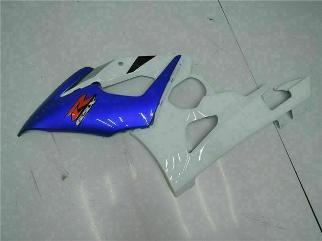 2005-2006 White Blue Glossy Black Suzuki GSXR 1000 Motorcycle Fairing Canada