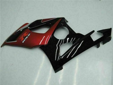 2005-2006 Red Silver Glossy Black Suzuki GSXR 1000 Motorcycle Fairings Canada