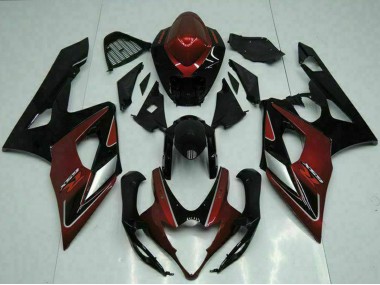 2005-2006 Red Silver Glossy Black Suzuki GSXR 1000 Motorcycle Fairings Canada