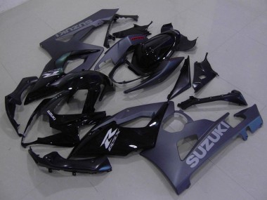 2005-2006 Glossy Black Matte Black Suzuki GSXR 1000 Motorcycle Fairings Kit Canada