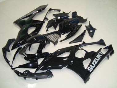2005-2006 Glossy Black Suzuki GSXR 1000 Motorcycle Fairings Canada