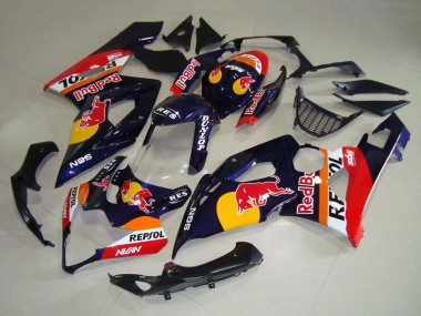 2005-2006 Dark Blue Yellow Red Bull Repsol Suzuki GSXR 1000 Motorcycle Fairings Canada