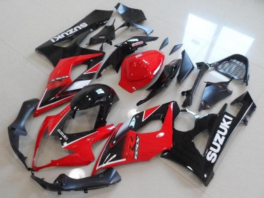 2005-2006 Red Glossy Black OEM Style Suzuki GSXR 1000 Motorcycle Fairings Canada