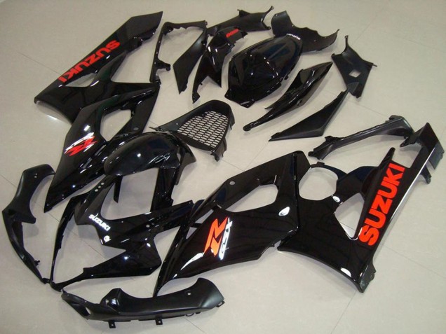 2005-2006 Glossy Black Red Decal Suzuki GSXR 1000 Motorcycle Fairings Canada