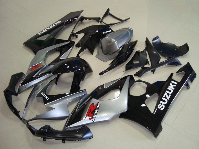 2005-2006 Silver Black Red Suzuki GSXR 1000 Bike Fairings Canada