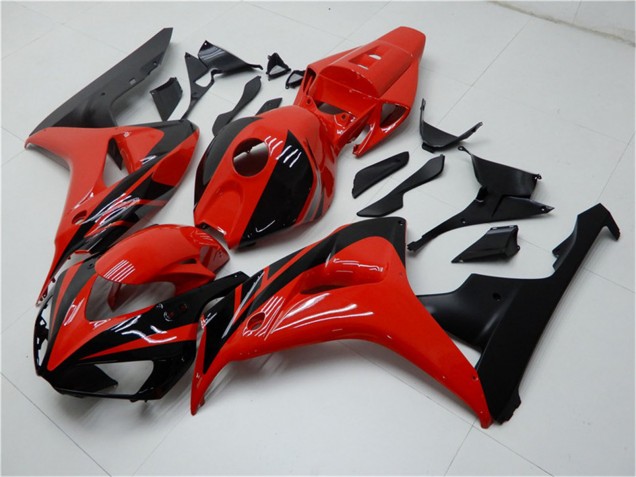 2006-2007 Red Glossy Black Honda CBR1000RR Motorcycle Fairings Kits Canada