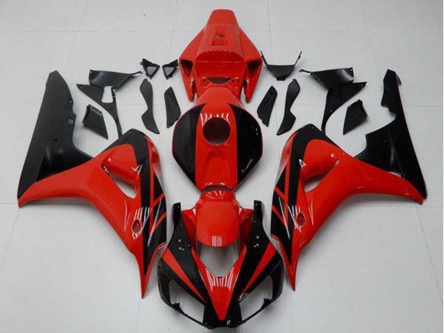 2006-2007 Red Glossy Black Honda CBR1000RR Motorcycle Fairings Kits Canada