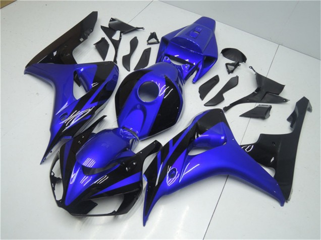 2006-2007 Blue Glossy Black Honda CBR1000RR Motorcycle Fairing Kits Canada
