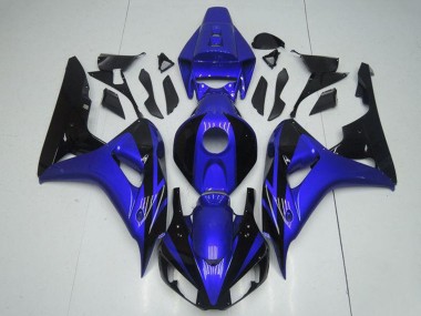 2006-2007 Blue Glossy Black Honda CBR1000RR Motorcycle Fairing Kits Canada