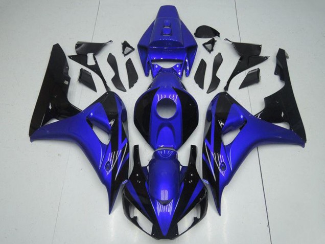 2006-2007 Blue Glossy Black Honda CBR1000RR Motorcycle Fairing Kits Canada