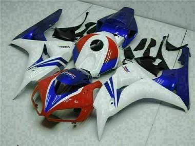 2006-2007 White Red Blue HRC Honda CBR1000RR Motorcycle Fairing Kits Canada