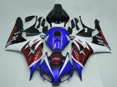 2006-2007 White Burgundy Blue Glossy Black Honda CBR1000RR Motorcycle Fairings Canada