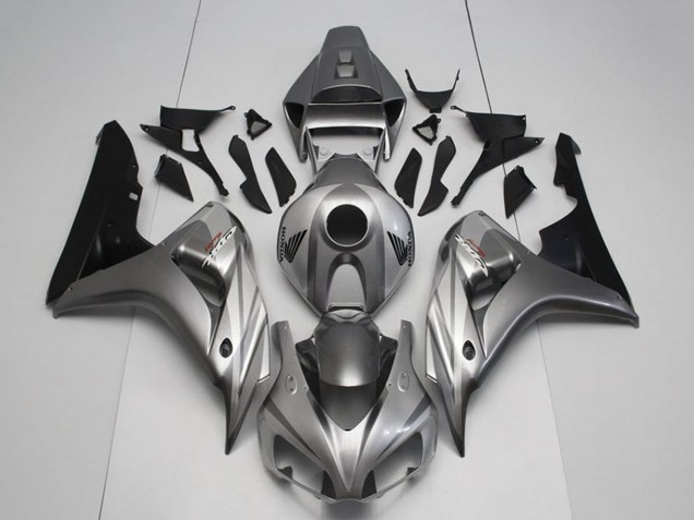 2006-2007 Silver Glossy Black Honda CBR1000RR Motorcycle Fairing Kits Canada