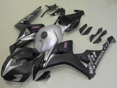 2006-2007 Silver Matte Black Honda CBR1000RR Motorcycle Fairing Kits Canada
