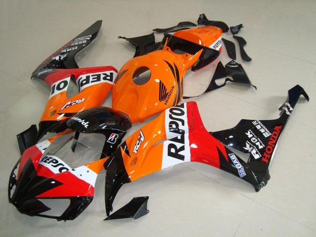 2006-2007 Orange White Red Glossy Black New Repsol Honda CBR1000RR Motorcycle Fairings Canada