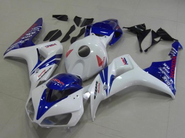 2006-2007 White Blue Red HRC Honda CBR1000RR Motorcycle Fairings Canada