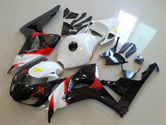 2006-2007 White Red Glossy Black Honda CBR1000RR Bike Fairings Canada