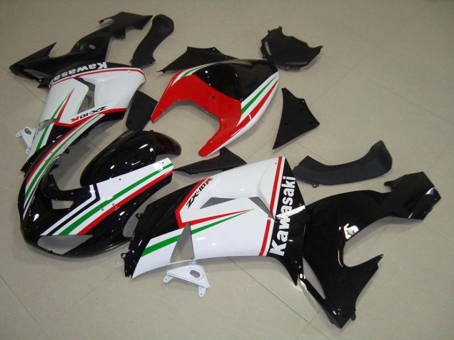 2006-2007 White Red Black Green Kawasaki ZX10R Motorcycle Fairings Canada